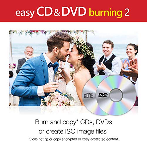 Corel Easy CD & DVD Burning 2 | Disc Burner & Video Capture [PC Disc] T3876