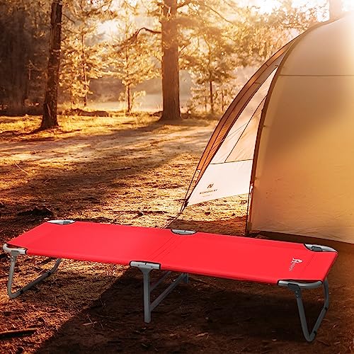 Magshion Portable Military Camping Bed Cot with Storage Bag O296160