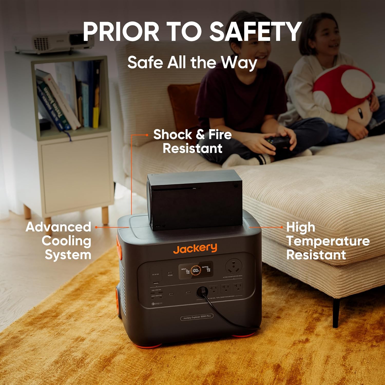 Jackery Explorer 2000 Plus Portable Power Station, 2042Wh Solar Generator, Renewed F293438
