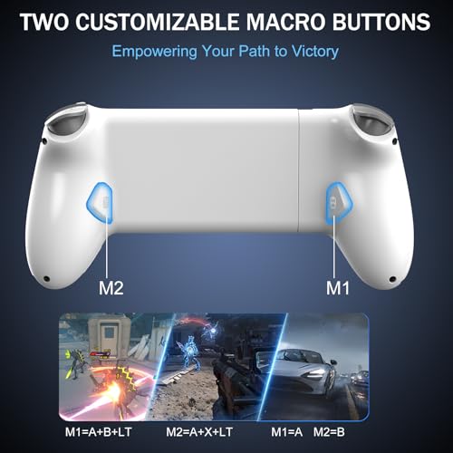 G-STORY Mobile Gaming Controller USB-C Wired & Bluetooth for Android, Dual Hall Joysticks R841650