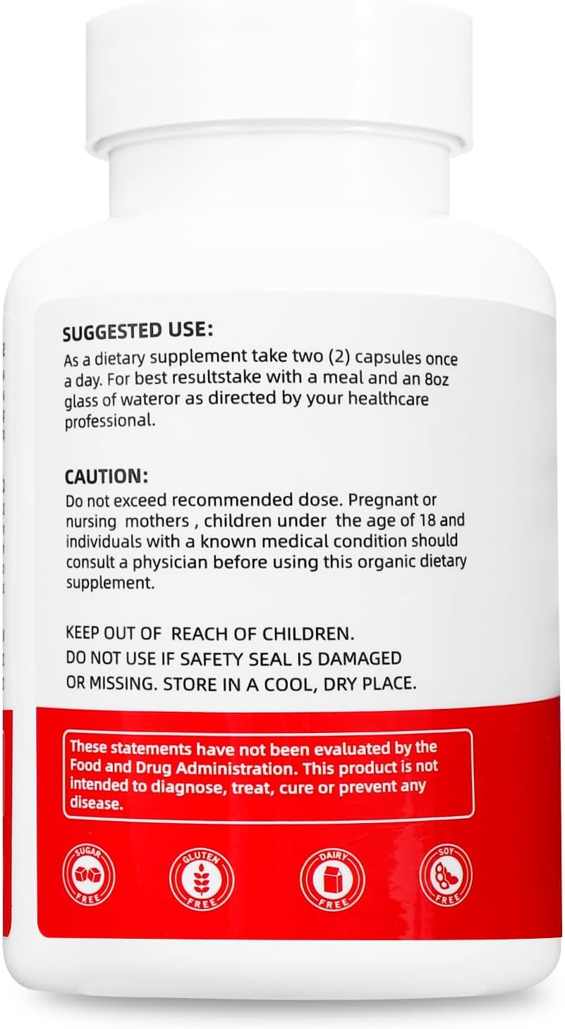 Urolithin A Supplement 500mg - 120 Vegan Capsules L654