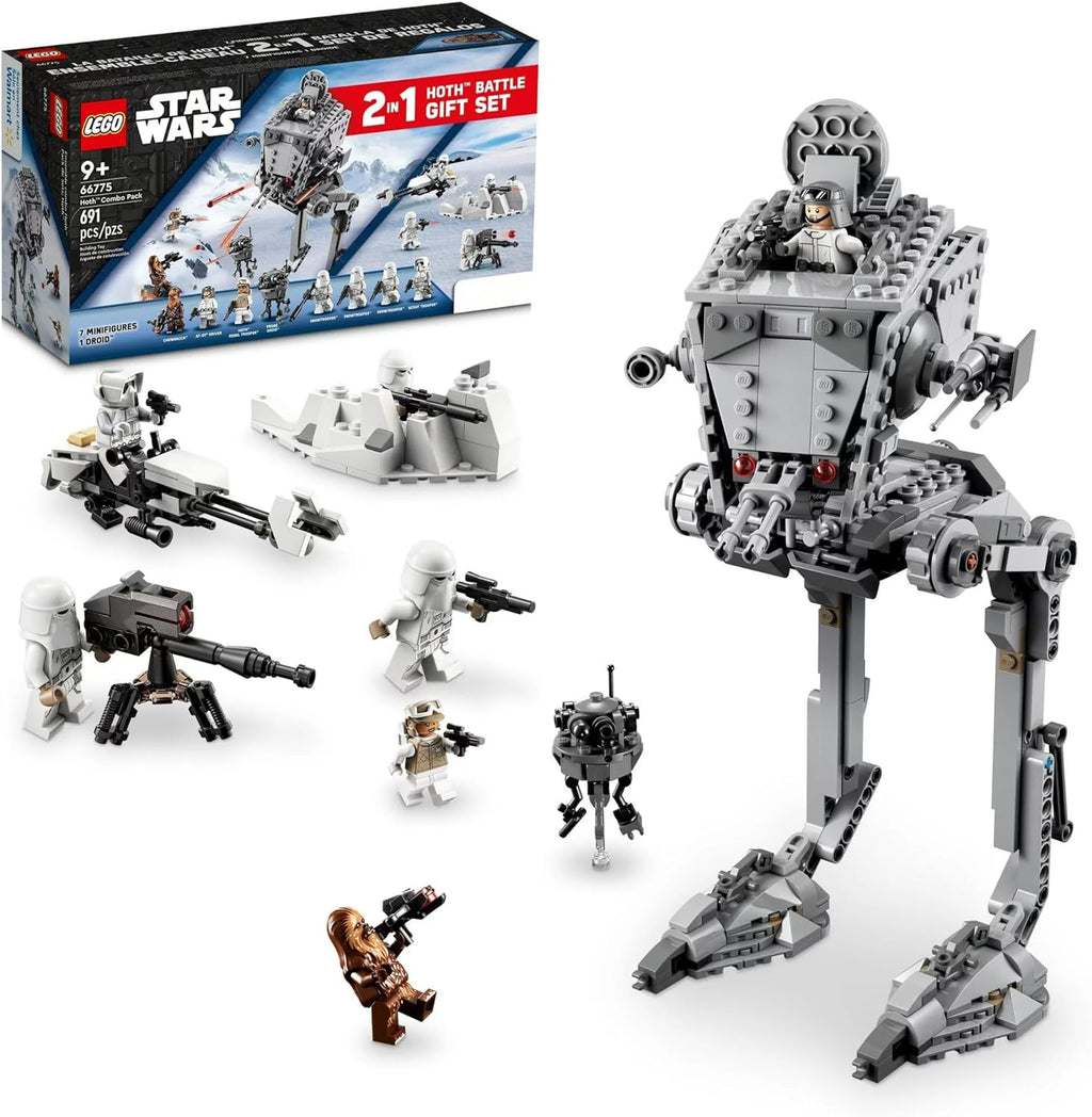 LEGO Star Wars Hoth Combo Pack 66775 Toy Value Pack, (66775, 691 pcs)