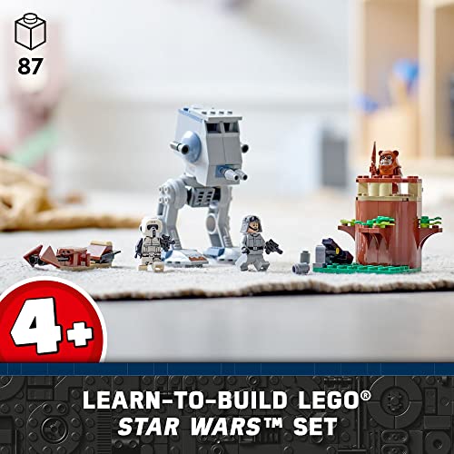 LEGO Star Wars at-ST 75332 Toy Building Set with Wicket and Scout Trooper Minifigures I2797