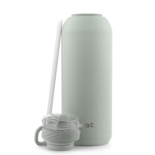 Ello Cooper 32oz Stainless Steel Water Bottle with Straw and Handle Q4598