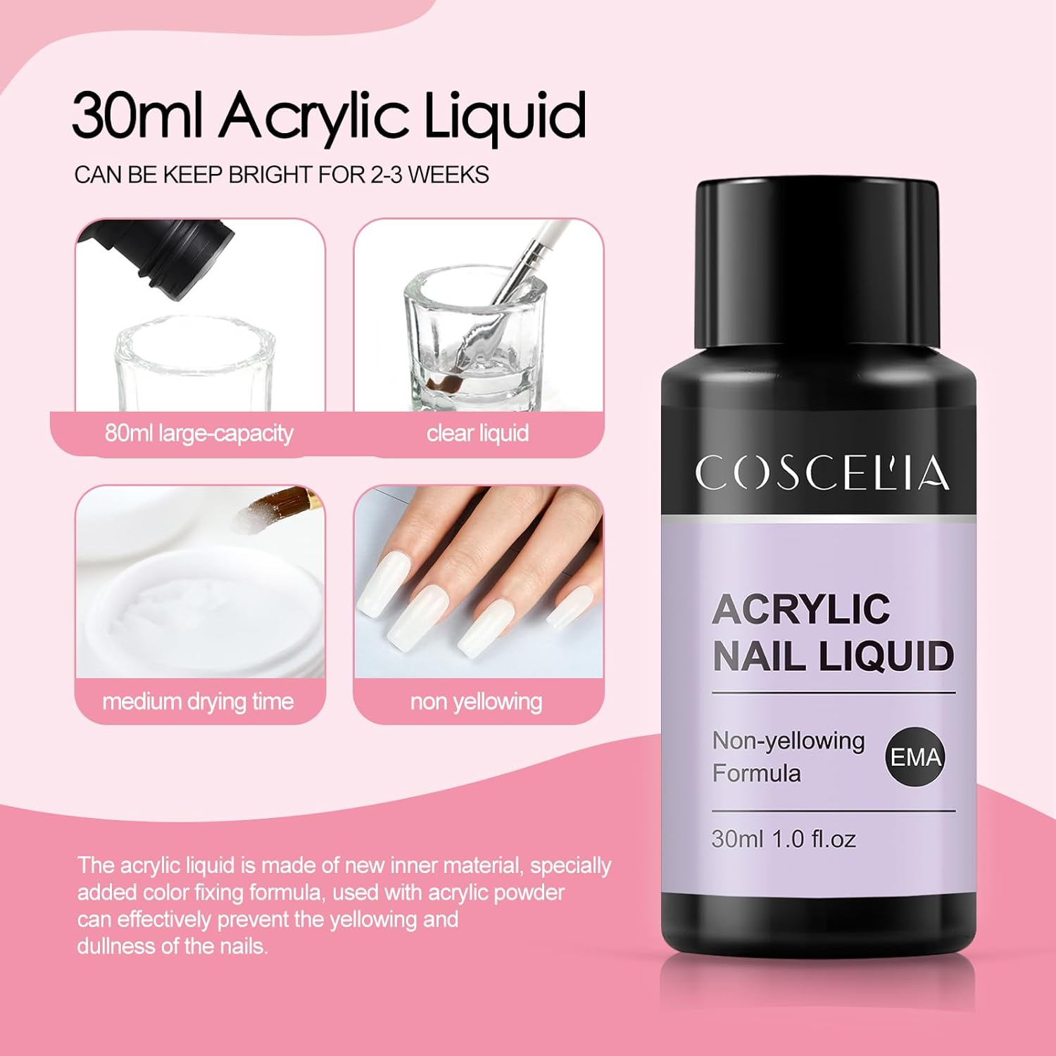 Acrylic Nail Kit with Drill and UV Light for Beginners G62524