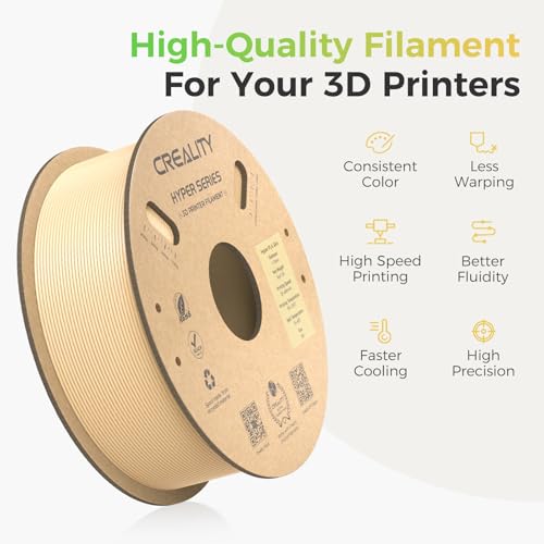 Creality PLA Plus Filament 1.75mm Rainbow Multicolor 1KG Spool O376011