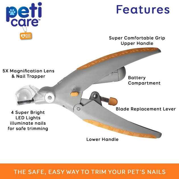 Peticare Illuminated Pet Nail Clipper O86159