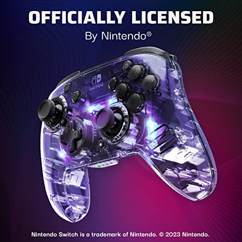 PDP Afterglow Wireless Switch Pro Controller with RGB Lighting B6523