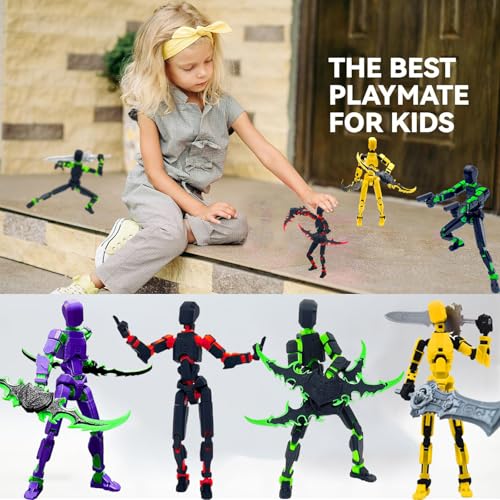 T13 Action Figure Set 2 Pack Movable Robot 3D Printed S390