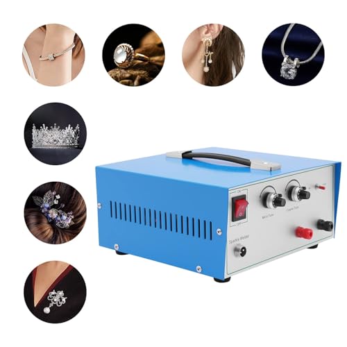 Jewelry Spot Welder, 500W Adjustable Pulse Welding Machine with Foot Pedal B1280