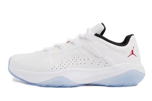 Jordan Men's 11 CMFT Low White/Varsity Red-Black (DN4180 162)