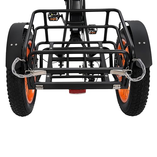 ECOTRIC Electric Tricycle for Adults, Fat Tire 750W with Removable Battery W539
