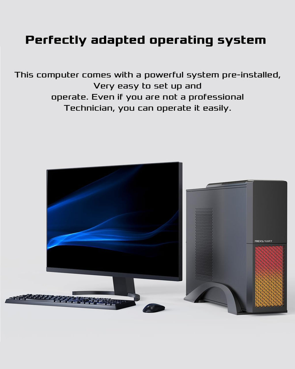 Desktop Computer PC 16GB RAM 512GB SSD Core i7-4765T WiFi6E Bluetooth 5.3 W672863