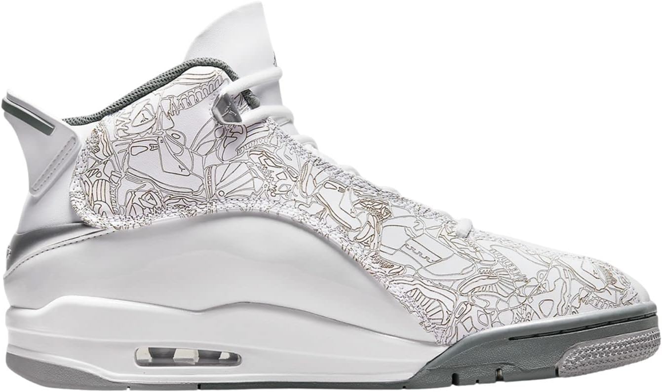 Jordan Air Dub Zero Men's Shoes White/Cool Grey Size 12 W9026