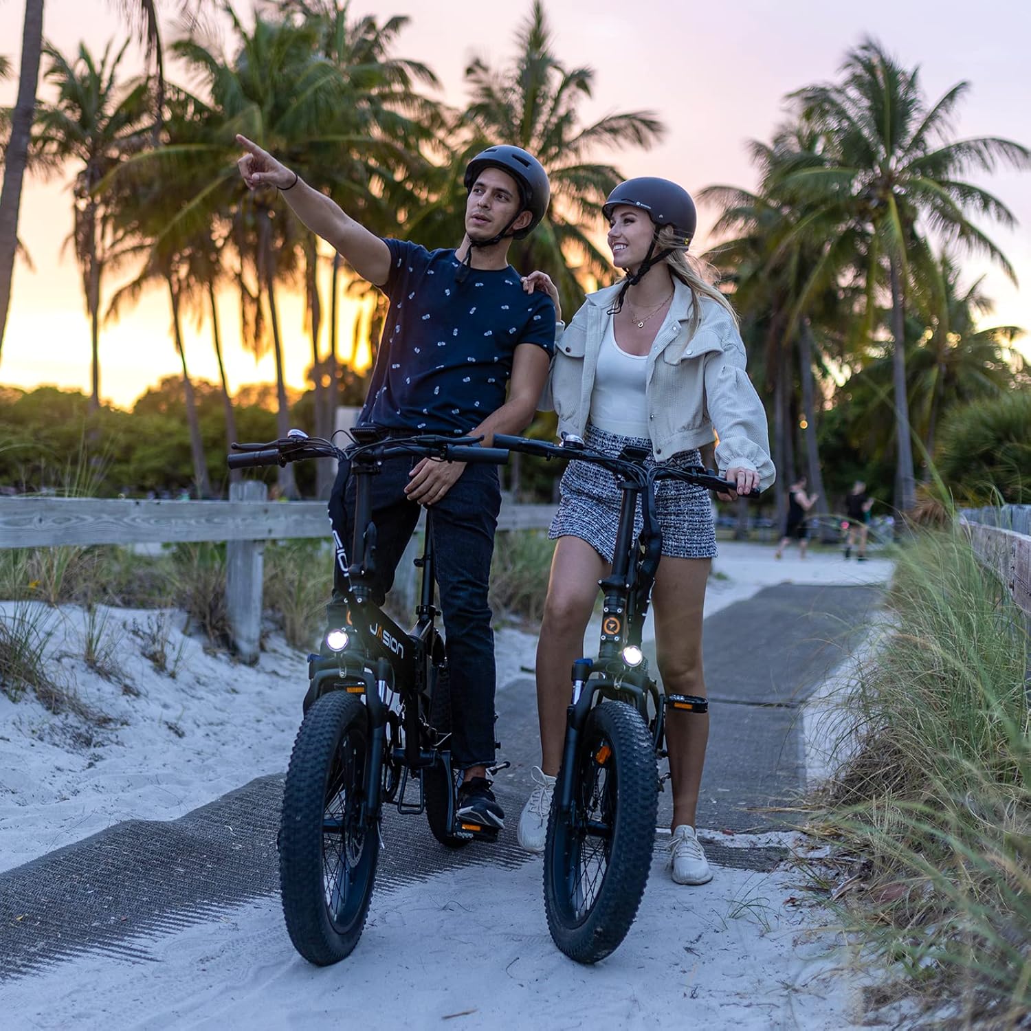 Jasion EB7 2.0 Folding Electric Bike for Adults, 850W Motor, 20" Fat Tire L86670