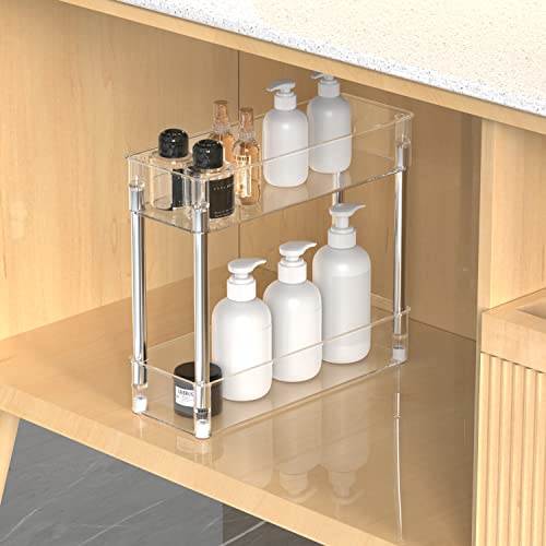 Under Sink Organizer 4 Tier Slim Rolling Storage Cart I596448