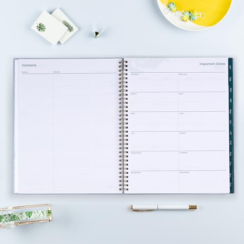 Blue Sky 2024 Weekly and Monthly Planner, 8.5" x 11", Wirebound I56746