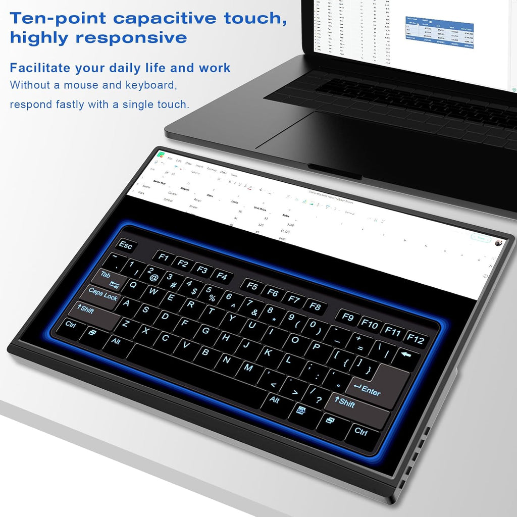 Portable Monitor 16 Inch FHD Touchscreen IPS USB-C HDMI for Laptop P817931