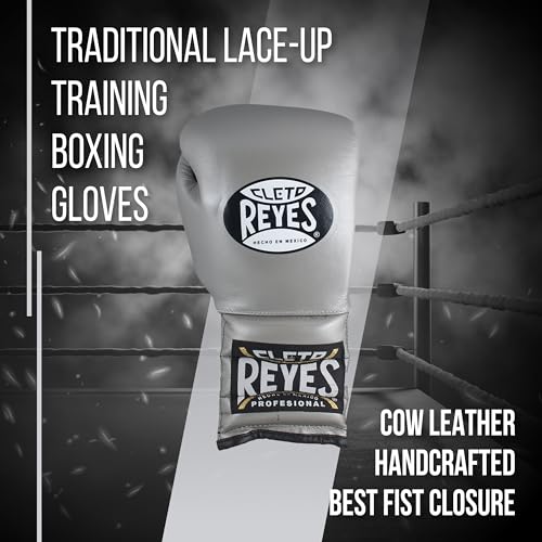 CLETO REYES Traditional Lace-Up Boxing Gloves for Training and Sparring S1445