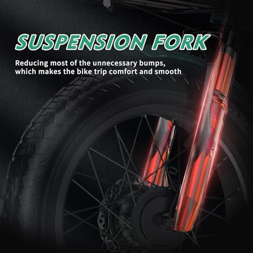 DoCred Electric Tricycle for Adults, 20" x 4" Fat Tire, 500W Motor, Removable Battery P6573