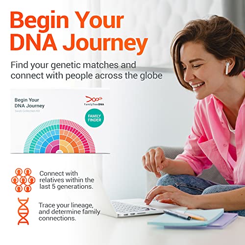 Family Finder Ancestry & DNA Test Kit, At-Home Sampling W541660