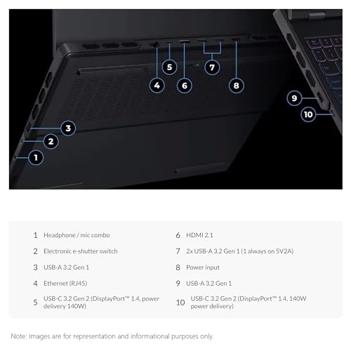 Lenovo Legion Pro 7i Gen 9, 16" RTX 4090, 64GB RAM, 2TB SSD, Windows 11 B388