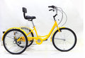 Adult Tricycles 7 Speed, Adult Trikes 20/24/26 inch 3 Wheel Bikes, Three-Wheeled Bicycles Cruise Trike with Shopping Basket for Seniors, Women, Men