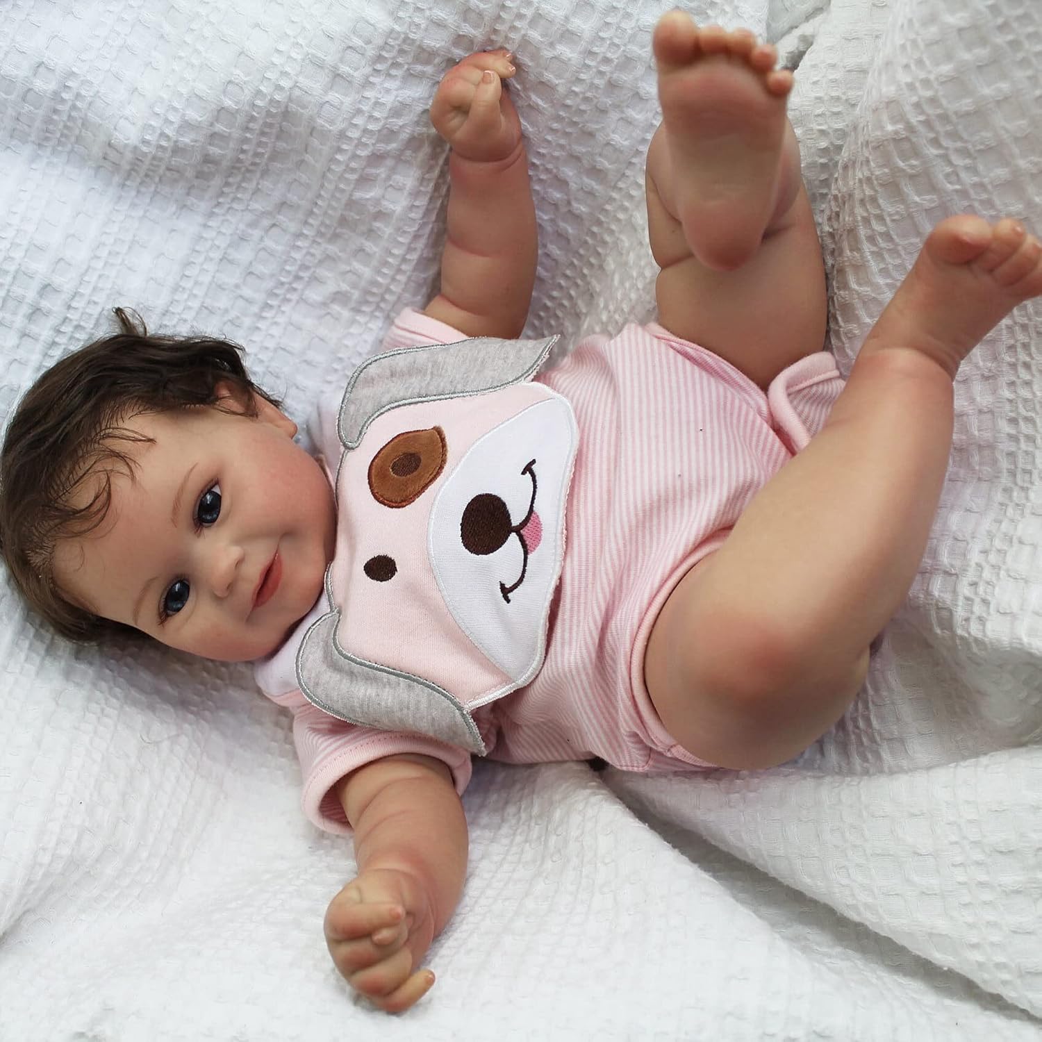 Reborn Baby Doll Girl Maddie - 20 Inch Realistic Soft Vinyl Doll Gift for Kids 3+ O576404