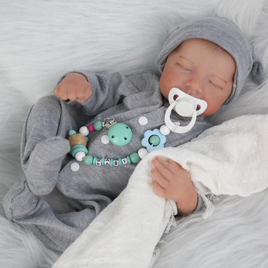 WOOROY Realistic Reborn Baby Doll Levi - 18 Inch Full Vinyl Boy Doll C312