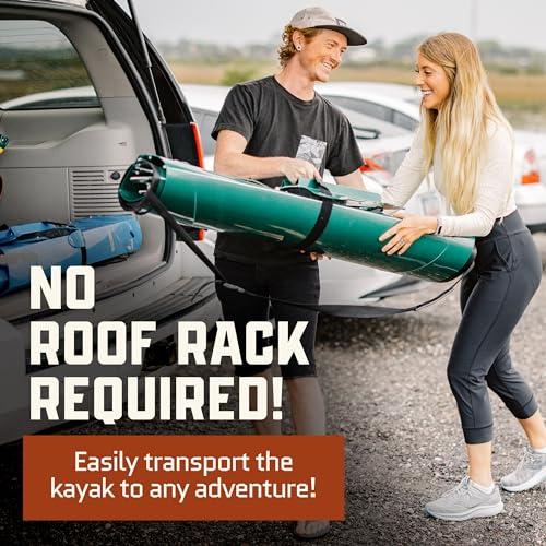 Tucktec 10' PRO Foldable Kayak for Adults, Made in USA V395460
