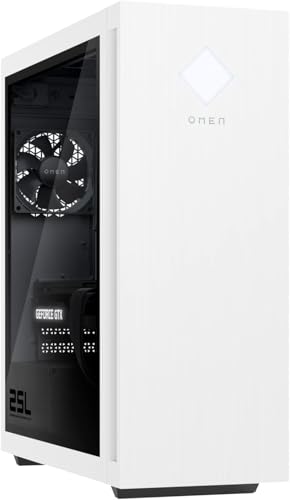 HP OMEN 25L Gaming Desktop PC, AMD Ryzen 5 5600G, GTX 1660 Super, 16GB RAM, 1TB SSD Z826