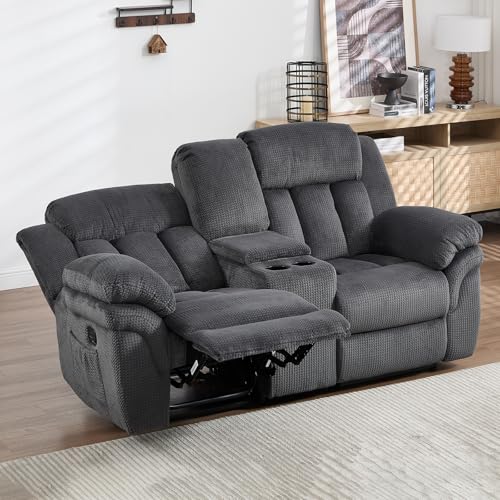 CANMOV 46" Wide Power Lift Recliner Chair for Elderly, with Massage and Heat, Light Brown K346927