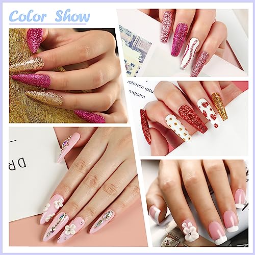 Acrylic Nail Kit for Beginners with Drill and UV Light D956