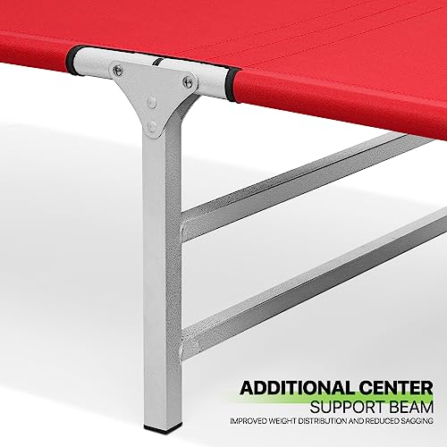 Magshion Portable Military Camping Bed Cot with Storage Bag O296160
