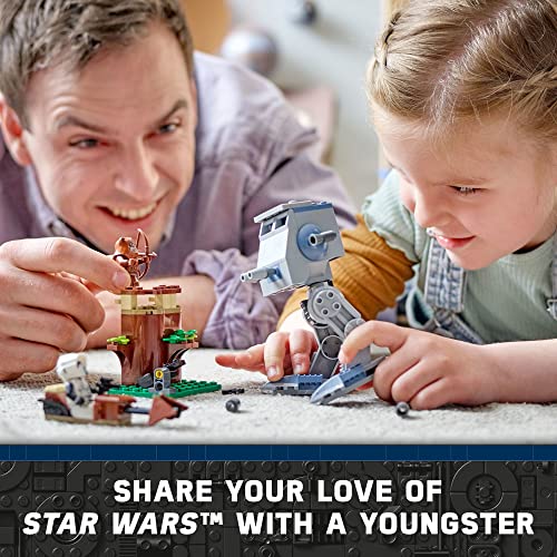 LEGO Star Wars at-ST 75332 Toy Building Set with Wicket and Scout Trooper Minifigures I2797