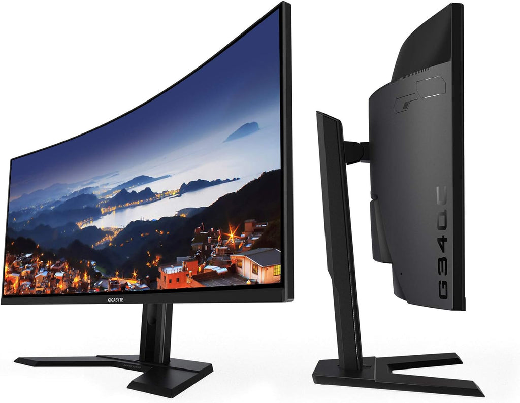 GIGABYTE G34WQC 34" 144Hz Curved Gaming Monitor, 3440 x 1440 VA, 1ms, FreeSync Premium U364