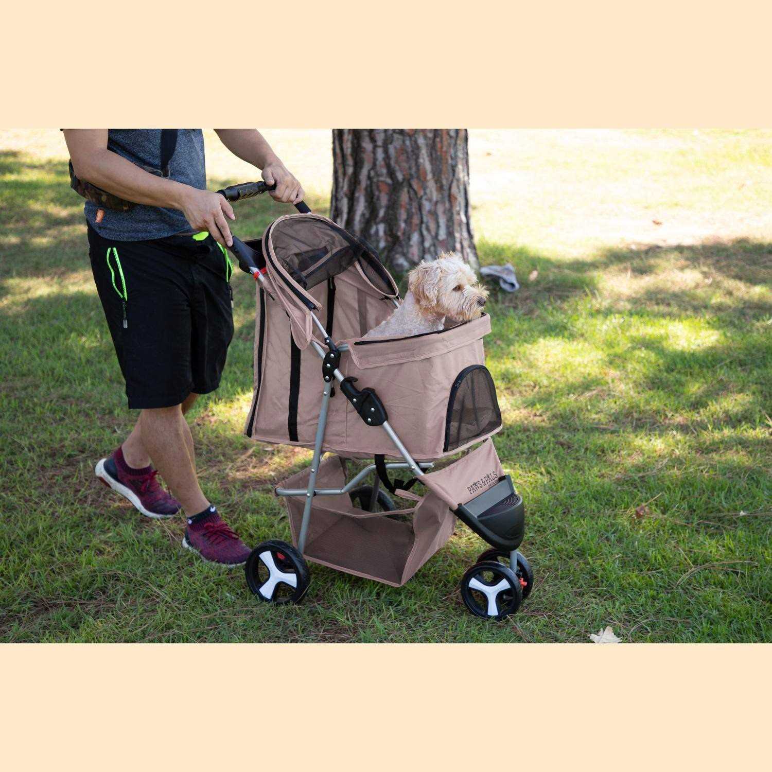 Paws & Pals 3 Wheel Foldable Pet Stroller H301