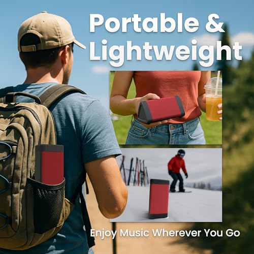 OontZ Angle 3 Portable Bluetooth 5.4 Speaker, IPX5 Water-Resistant, Black B762769