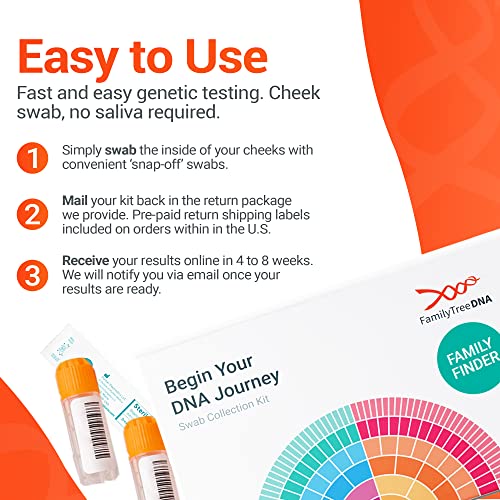 Family Finder Ancestry & DNA Test Kit, At-Home Sampling W541660