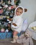 RXDOLL Reborn Baby Dolls Laura Girl 20 Inch Realistic Newborn Baby Dolls Soft Vinyl Real Baby Dolls That Look Real Sleeping Lifelike Baby Dolls Life Size Dolls Xmas Gifts