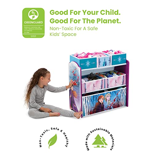 Delta Children 6 Bin Toy Storage Organizer, Disney Princess G9256