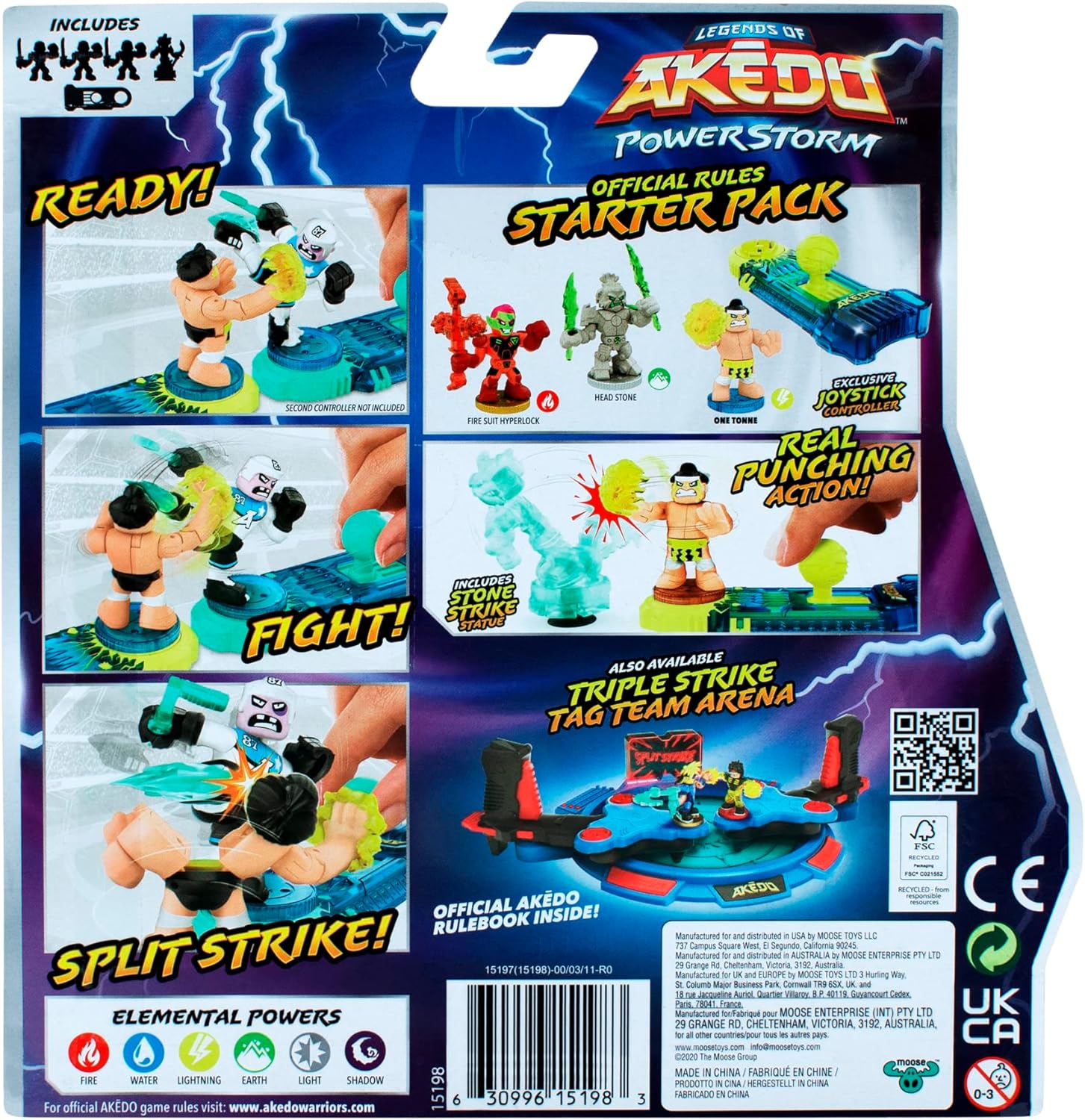 Akedo Legends of Akedo Power Storm Official Starter Pack with Punch Attack Z43544