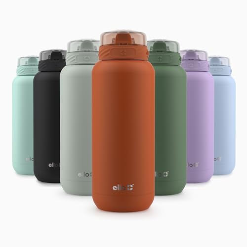 Ello Cooper 32oz Stainless Steel Water Bottle with Straw and Handle Q4598