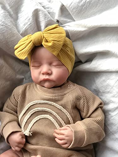 Realistic 18 Inch Reborn Baby Doll Levi Handmade Silicone Vinyl Sleeping Girl T958729