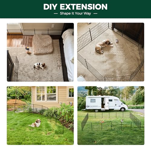 FXW MiniPaws Dog Playpen 8 Panels Portable for Indoor & Outdoor Y720