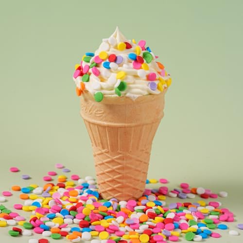 Christmas Sprinkles Bulk 1 lb - Red White Green Round Baking Toppings O347849