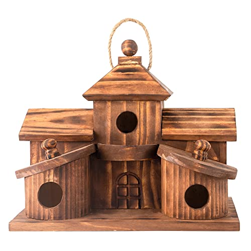 5 Hole Hanging Birdhouse for Outside Garden S2695