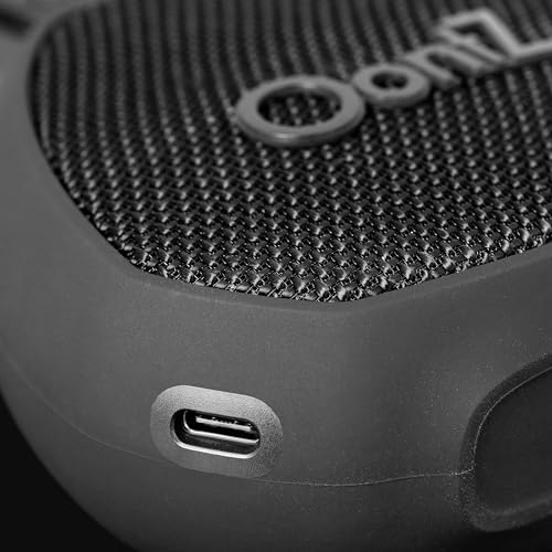 OontZ Angle 3 Portable Bluetooth 5.4 Speaker, IPX5 Water-Resistant, Black B762769