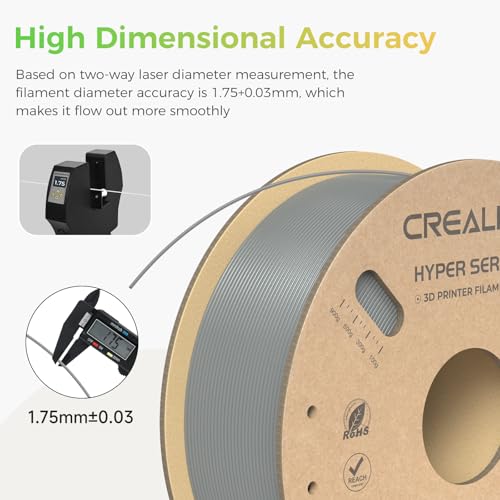 Creality PLA Plus Filament 1.75mm Rainbow Multicolor 1KG Spool O376011