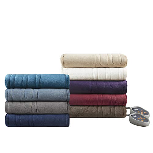 Beautyrest Heated Blanket, Reversible Plush Sherpa, King E19690